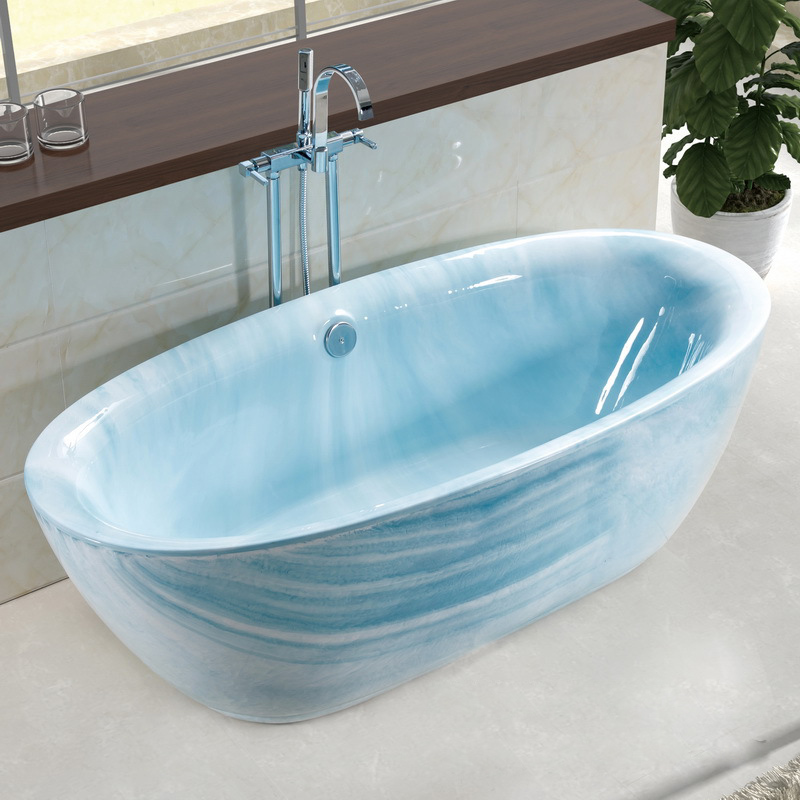 Bồn tắm nằm Acrylic hinh oval - NH1012